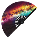Dreamy Galaxy Bamboo Hand Fan