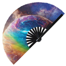 Dreamy Galaxy Bamboo Hand Fan