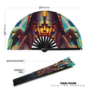 Egyptian Pharaoh Bamboo Hand Fan