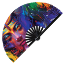 Egyptian Pharaoh Bamboo Hand Fan