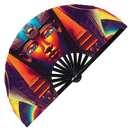 Egyptian Pharaoh Bamboo Hand Fan
