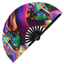 Egyptian Pharaoh Bamboo Hand Fan