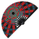Evil Eye Bamboo Hand Fan
