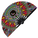 Evil Eye Bamboo Hand Fan