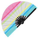 Pride Flag LGBTQA Bamboo Hand Fan