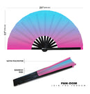 Gradient Color Bamboo Hand Fan