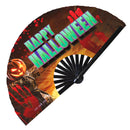 Halloween Bamboo Hand Fan