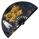 Trick or Treat Bamboo Hand Fan
