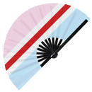 Pride Flag LGBTQA Bamboo Hand Fan