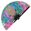 Hamsa Bamboo Hand Fan