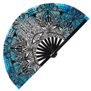 Hamsa Bamboo Hand Fan