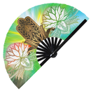 Hamsa Bamboo Hand Fan