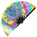 Hamsa Bamboo Hand Fan