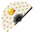 Emoji Bamboo Hand Fan