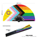 Pride Flag LGBTQA Bamboo Hand Fan