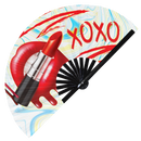 Lips Bamboo Hand Fan