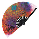 Mandala Bamboo Hand Fan
