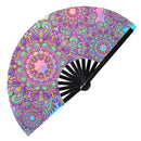 Mandala Bamboo Hand Fan