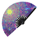 Mandala Bamboo Hand Fan