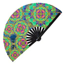 Mandala Bamboo Hand Fan