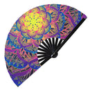 Mandala Bamboo Hand Fan