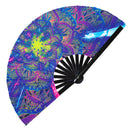 Mandala Bamboo Hand Fan