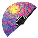 Mandala Bamboo Hand Fan