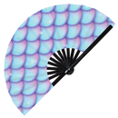 Mermaid Scales 2 Bamboo Hand Fan
