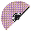 Mermaid Scales 2 Bamboo Hand Fan