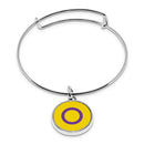 Pride Flag Cuff Bracelet With Pendant