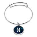 Zodiac Sign Cuff Bracelet with pendant