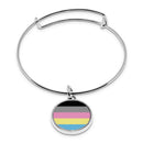 Pride LGBT Flags Cuff Bracelet With Pendant