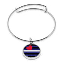 Pride LGBT Flags Cuff Bracelet With Pendant
