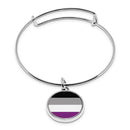Pride Flag Cuff Bracelet With Pendant