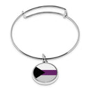 Pride LGBT Flags Cuff Bracelet With Pendant