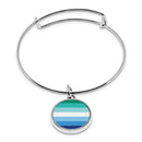 Pride Flag Cuff Bracelet With Pendant