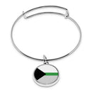 Pride LGBT Flags Cuff Bracelet With Pendant