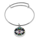 Evil Eye Cuff Bracelet With Pendant