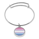 Pride LGBT Flags Cuff Bracelet With Pendant