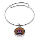 Balinese Barong Mask Cuff bracelet with pendant