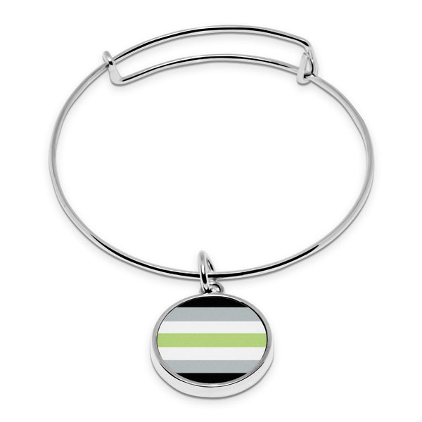Pride LGBT Flags Fluorescent print Wrapped Hinge Cuff Bracelet with pendant Agender Aromantic BDSM Pride Bigender Butch Demiromantic Demisexual Labrys Lesbian Leather Omnisexual Polyamory Polygender Puppy Pride Twink Delicate Thin Cuff Bangle Metal Stainless Cuffed bracelet