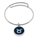 Zodiac Sign Cuff Bracelet with pendant
