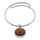 Balinese Barong Mask Cuff bracelet with pendant
