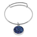 Balinese Barong Mask Cuff bracelet with pendant