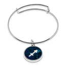 Zodiac Sign Cuff Bracelet with pendant