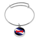 Pride LGBT Flags Cuff Bracelet With Pendant