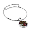 Balinese Barong Mask Cuff bracelet with pendant