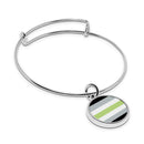 Pride LGBT Flags Cuff Bracelet With Pendant