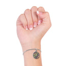 Henna Cuff Bracelet With Pendant