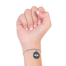 Evil Eye Cuff Bracelet With Pendant